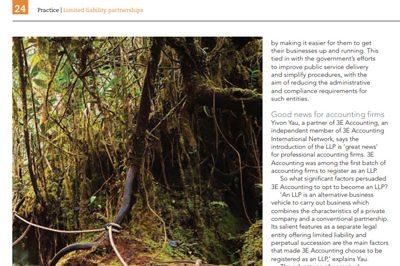 3E Accounting Malaysia featured on LLP Article in ACCA Magazine 3E Accounting Malaysia featured on LLP Article in ACCA Magazine