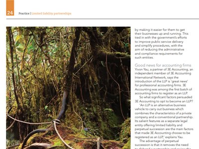 3E Accounting Malaysia featured on LLP Article in ACCA Magazine 3E Accounting Malaysia featured on LLP Article in ACCA Magazine