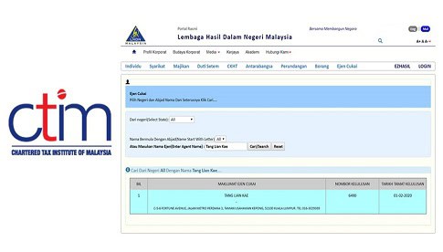 Services By Qualified and Approved Tax Agent