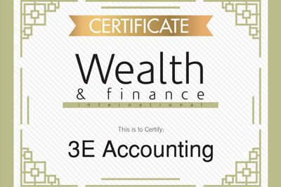 3E Accounting Bagged “Leading Accounting Services Provider of the Year” by Wealth & Finance International