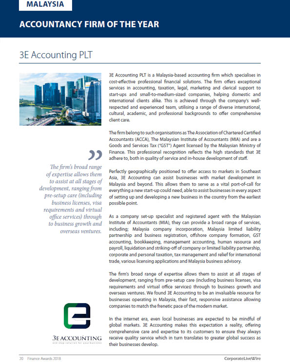 Accountancy Firm of the Year