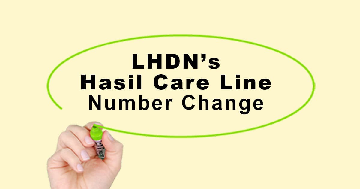 Irb Malaysia Lhdn Hasil Care Line Number Change - 