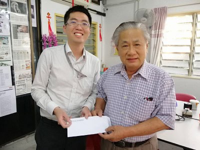 Donation Food and Cash for Rumah Kasih Charity Home on December 2018