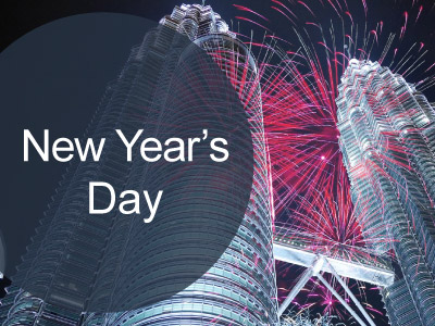 Malaysia New Year’s Day Holiday