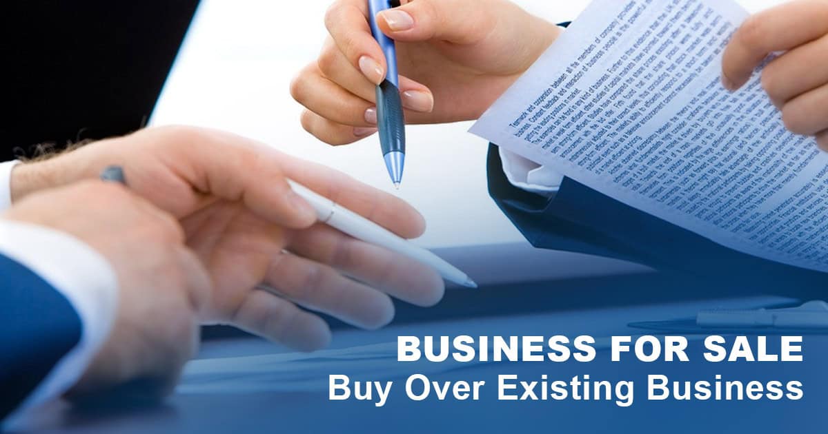 Business for Sales Simply Buy Over Existing Ones
