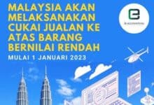Malaysia Akan Melaksanakan Cukai Jualan ke atas Barang Bernilai Rendah 2023