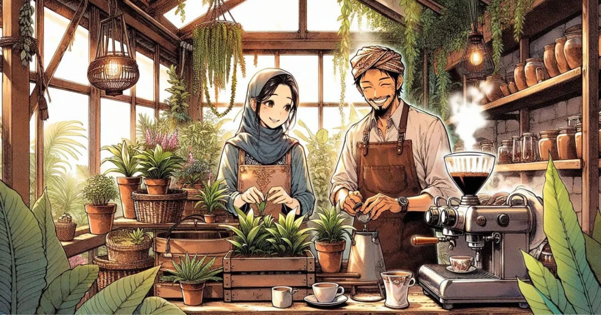建立植物苗圃与咖啡馆的详细步骤