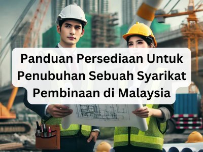 Panduan Persediaan Untuk Penubuhan Sebuah Syarikat Pembinaan di Malaysia