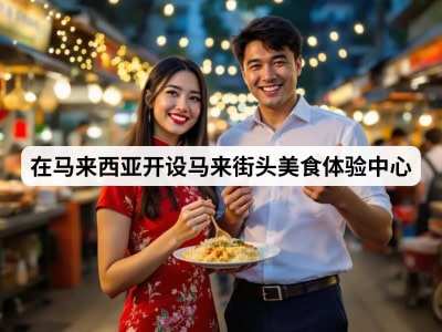 在马来西亚开设马来街头美食体验中心