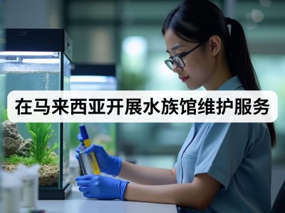在马来西亚开展水族馆维护服务