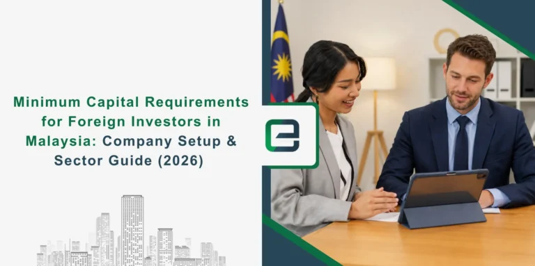Minimum Capital Requirements for Foreign Investors in Malaysia: Company Setup & Sector Guide (2026) Banner Image