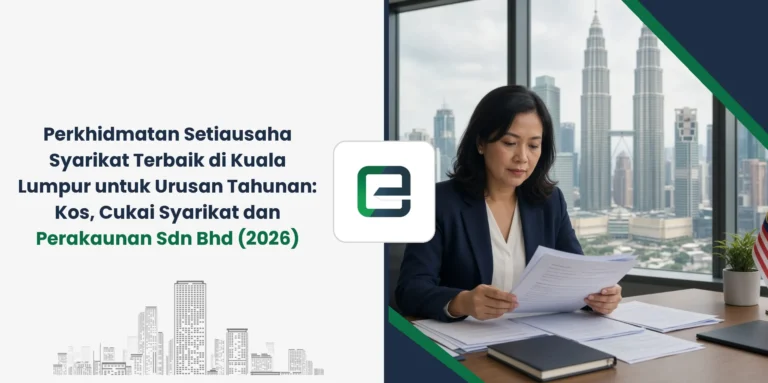 Perkhidmatan Setiausaha Syarikat Terbaik di Kuala Lumpur untuk Urusan Tahunan: Kos, Cukai Syarikat dan Perakaunan Sdn Bhd (2026) Perkhidmatan Setiausaha Syarikat Terbaik di Kuala Lumpur untuk Urusan Tahunan: Kos, Cukai Syarikat dan Perakaunan Sdn Bhd (2026)