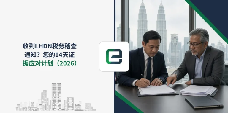 收到LHDN税务稽查通知？您的14天证据应对计划（2026）
