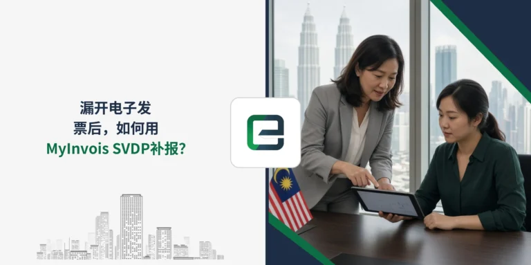 漏开电子发票后，如何用 MyInvois SVDP 补报？
